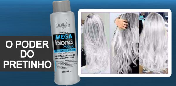 Mega Blond Black Máscara Matizadora Forever Liss - Máscara - 500ml