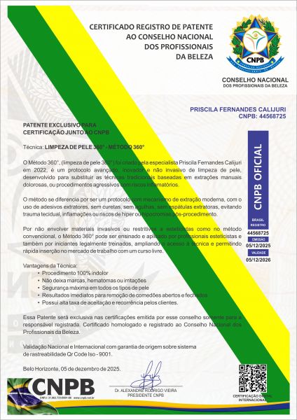 LIMPEZA DE PELE 360° - MÉTODO 360° / PRISCILA FERNANDES CALIJURI