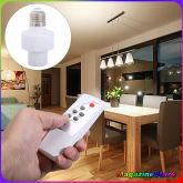Soquete Para Lâmpada Com Controle Remoto e Timer -  Bocal Inteligente - Interruptor De Luz