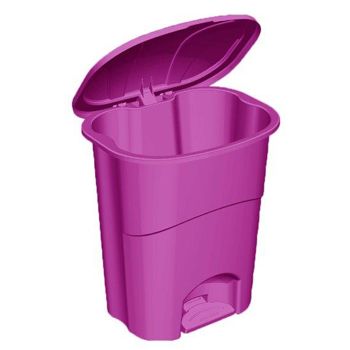 REF.481 - LIXEIRA C/PEDAL 20LITROS - CORES SORTIDAS