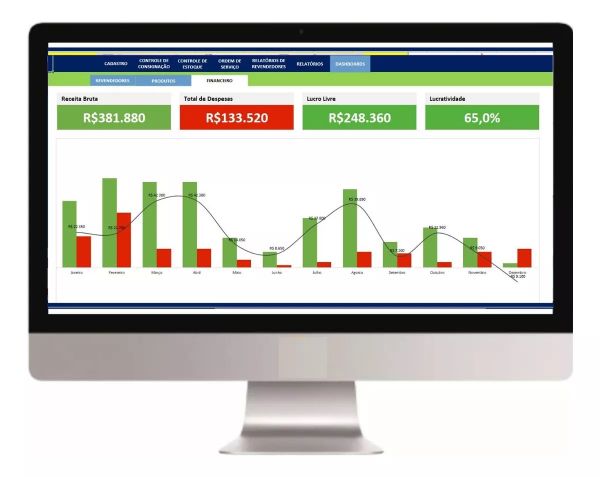 Controle Completo de Estoque Consignado + 8 Mil Planilhas e Bônus