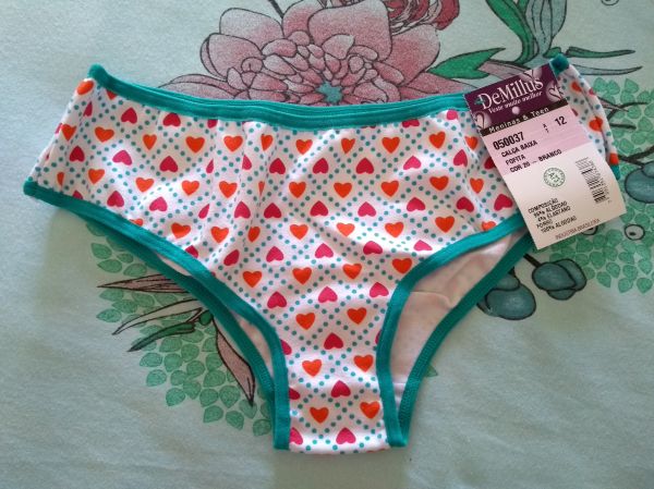 Calça Baixa Fofita Branca - 12 anos