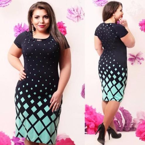 Vestido bodycon Plus Size