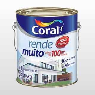 Tinta Acrílica Fosca Rende Muito Pérola 3,6l Coral