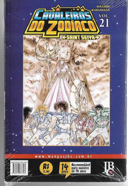 Mangá Cavaleiros do Zodíaco Saint Seiya 21 - Editora JBC