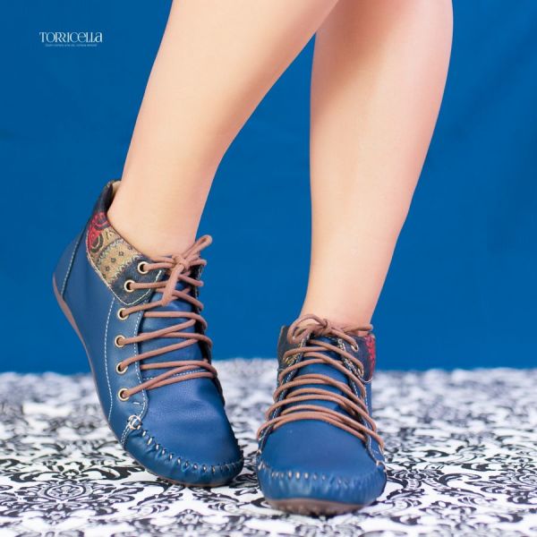 BOTINHA FEMENINA AZUL TORRICELLA