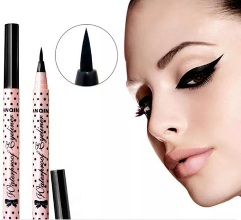 Caneta Delineadora A Prova D Água Preto Eyeliner 2,5 Gr