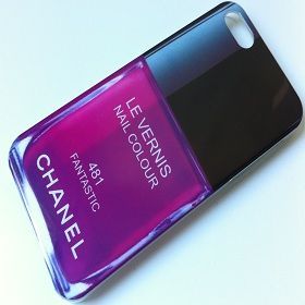 CASE ESMALTE CHANEL 481 ROXO FANTASTIC PARA IPHONE 5
