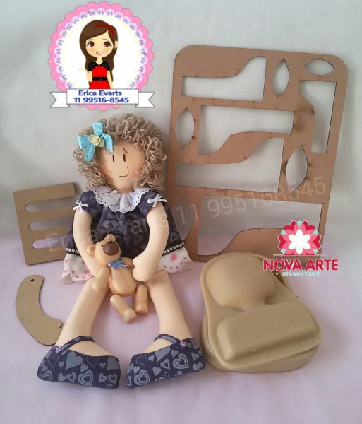 Kit boneca monalisa