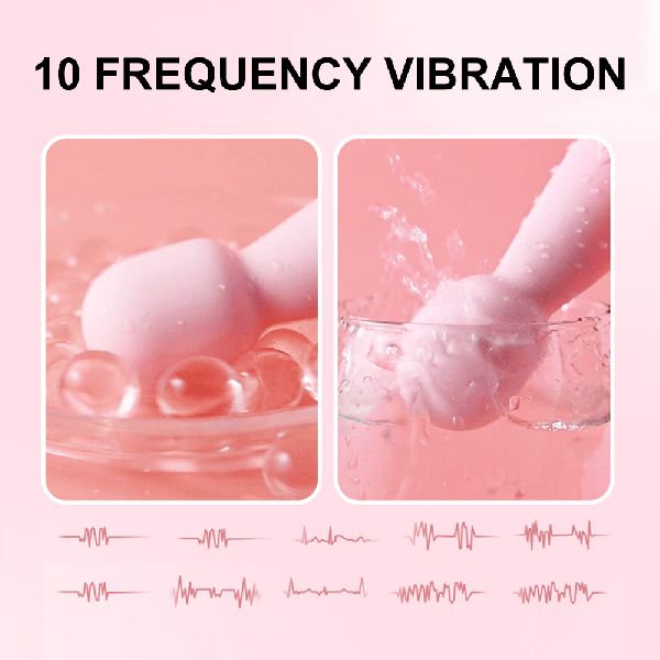 Vibrador mini 10 vibrações recarregável