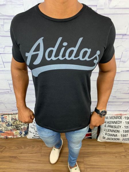 Camiseta Adidas Preta Marca: Adidas REF. FGH781