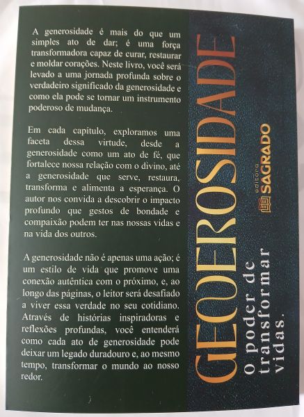 GENEROSIDADE - MÁRCIO MEIRA