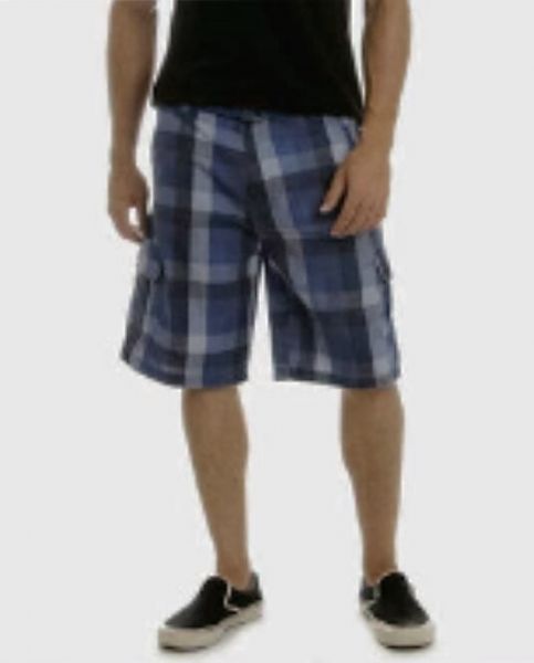 Bermuda estampa em Xadrez Azul Claro & Branco. Marca ZEE RUCCIi - G