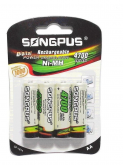 4 Pilhas Recarregavel AA 4700 MHA SonGPlus