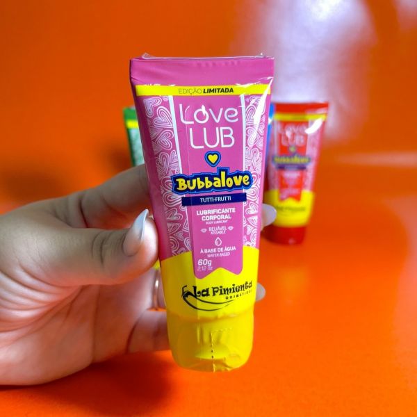 LUBRIFICANTE BUBBALOVE BEIJÁVEL TUTTI-FRUTTI 60G
