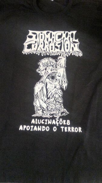 Camisa - StomachalCorrosion - Alucinações Apoiando o Terror