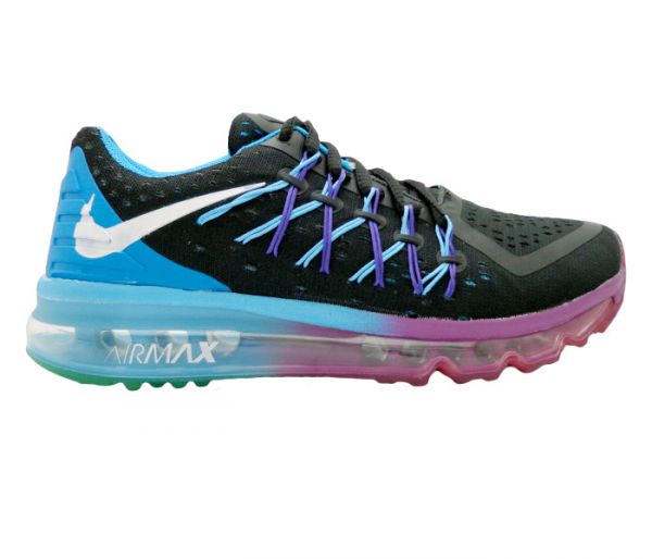 Tênis Feminino Nike Air Max 2015 Preto, Azul e Roxo MOD:12887