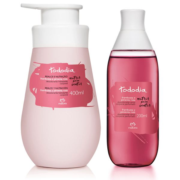 Kit Framboesa e Pimenta rosa Natura