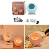 Luminária Abajur Gatinho LED USB Recarregável led noturna decoração LJC-130 / Q-2167