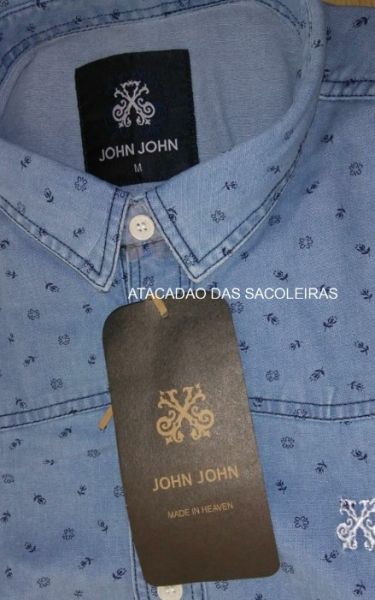 camisa social john john