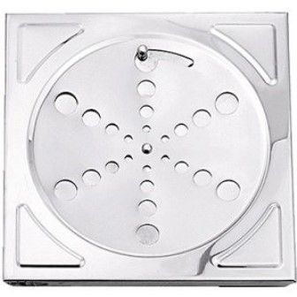 GRELHA INOX POLINOX QUADRADA 10X10 C/CAIXILHO RALO