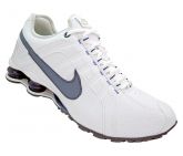 Tênis Nike Shox Junior Branco e Azul Marinho MOD:12141