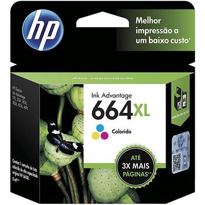Cartucho HP 664XL Colorido Original