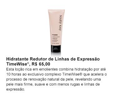 hidratante redutor de linhas de expressão