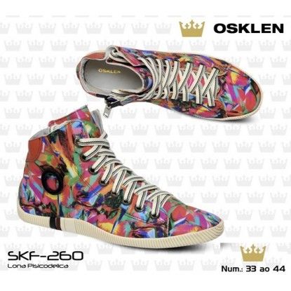 BOTA OSKLEN LONA PSICODÉLICA  Cód. do produto: SKF-260