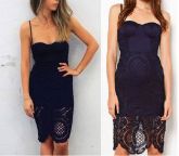 VESTIDO DE RENDA SUPER LUXO