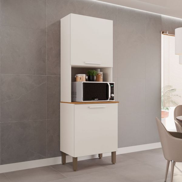 15401.Torre Quente Cozinha New Valencia 2P1N Branco Salleto
