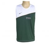 Camisa Regata Nike Dri Fit Branca e Verde