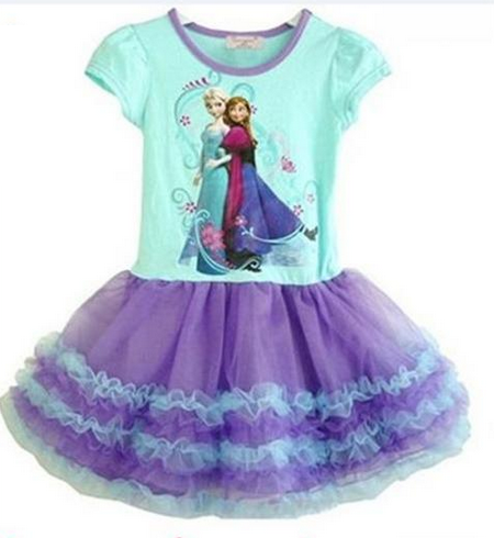 Vestido Infantil Da Elsa Frozen