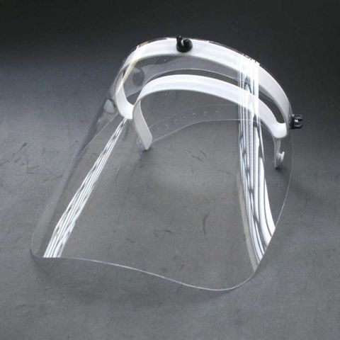 Máscara / Escudo Protetor Facial Fixa  Caixa Fechada com 3 unidades