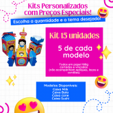 Kit 15 unidades ESCOLHA SEU TEMA
