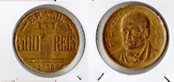 V155-3 - 500 Réis 1938 - Tiragem 4.451.000