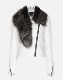 JAQUETA LEATHER GOLA FUR AMARO