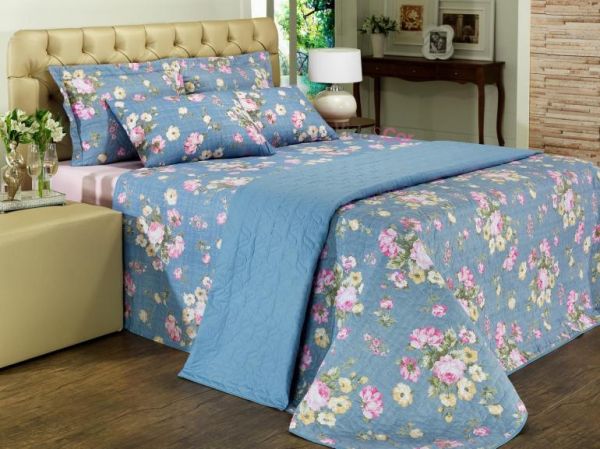 Jogo de Cama Queen 150 fios - Letícia - Santista