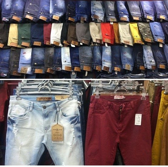 20 PCS - CALÇA JEANS KIT COM FEMININAS E/OU MASCULINAS