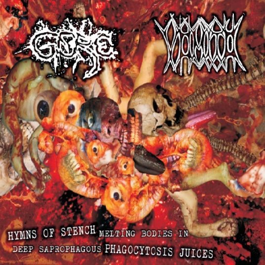 CD GORE + VÔMITO - Hymns of Stench Melting Bodies in Deep Saprophagous Phagocytosis Juices digipak
