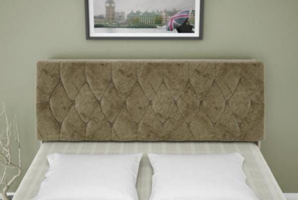 Painel Capitone Casal para Cabec Isis F86 Branco 008 Framar