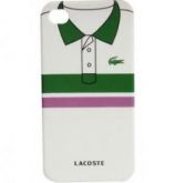 CASE LACOSTE LISTRA VERDE E ROXA PARA IPHONE 4 E 4S