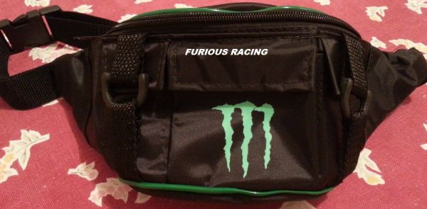 pochete de cintura monster verde