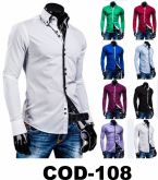camisa social varias cores