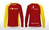 Blusa Masculina Manga Longa "Eu Amo Correr"