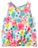 FC421- Carter's Regata Floral Neon 5T (4-5anos)