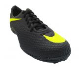 Chuteira Society Nike Hypervenom Preta e Verde Limão MOD:11843
