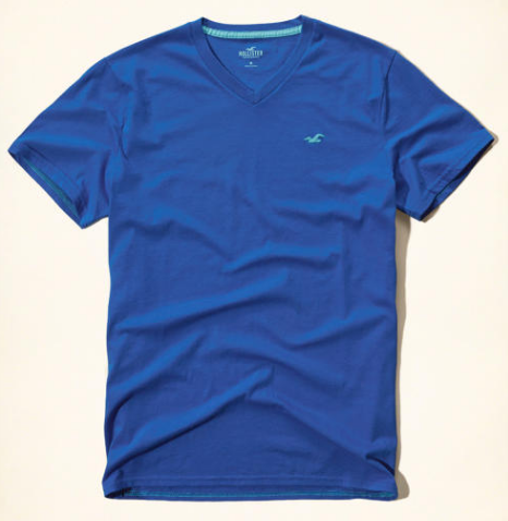 Camiseta Hollister Original Gola V Pronta Entrega P