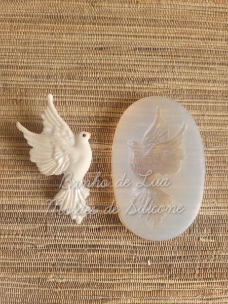 Molde de silicone Pomba da Paz - ALIMENTÍCIO