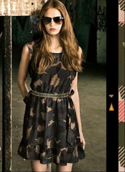 VESTIDO CAMUFLADO